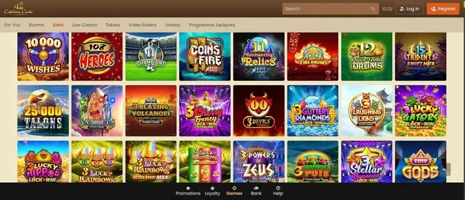 Captain Cooks Casino VIP program benefits